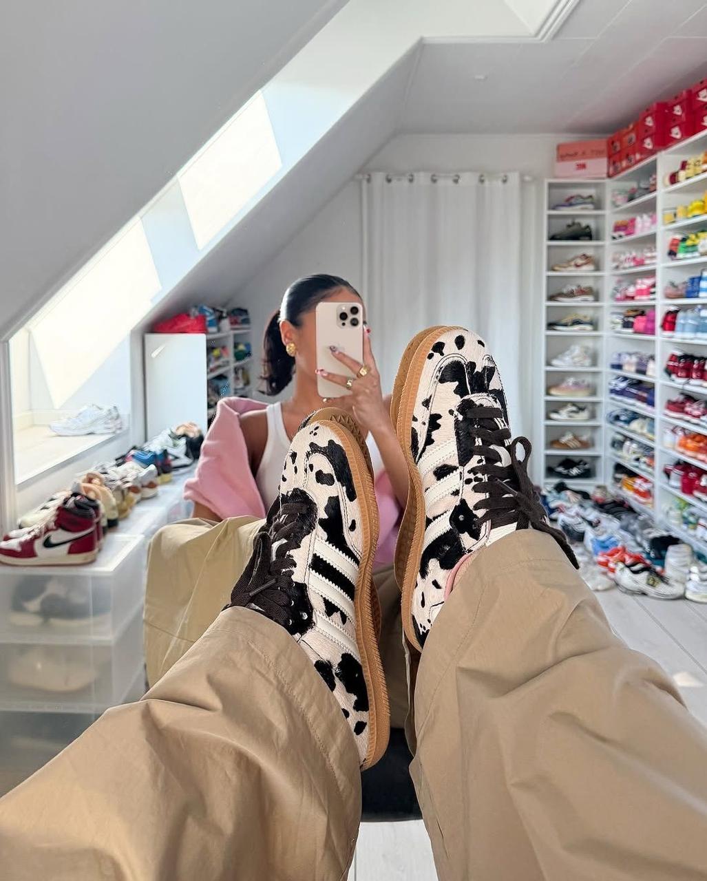 ADIDAS SAMBA COW PRINT