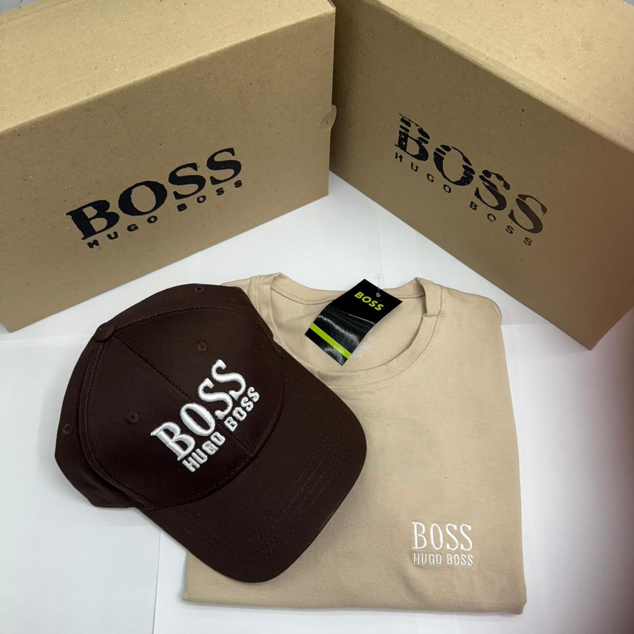 COMBO CAMISETA + GORRA HUGO BOSS