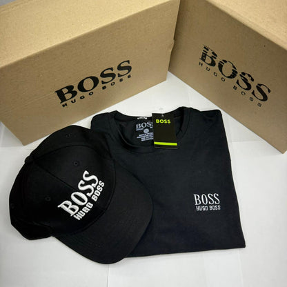 COMBO CAMISETA + GORRA HUGO BOSS