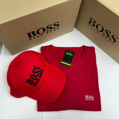 COMBO CAMISETA + GORRA HUGO BOSS