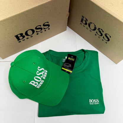COMBO CAMISETA + GORRA HUGO BOSS