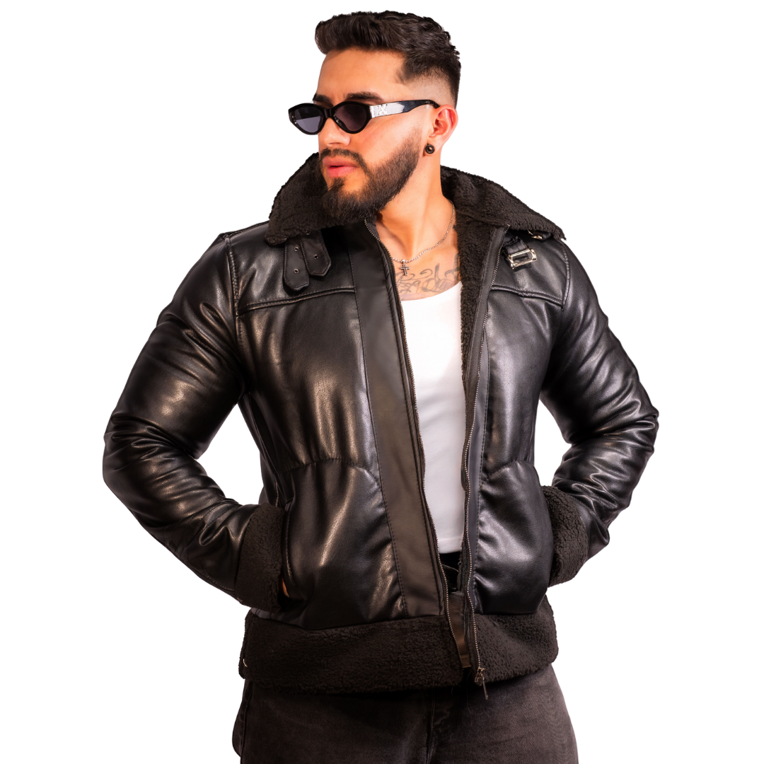 CHAQUETA MEN PILOTO OVEJERA CLASICA